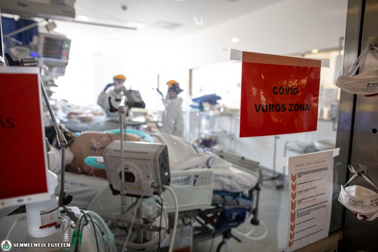 Megmutatta a Semmelweis Egyetem: így küzdenek az intenzív osztály vörös zónájában a betegekért – drámai fotók 