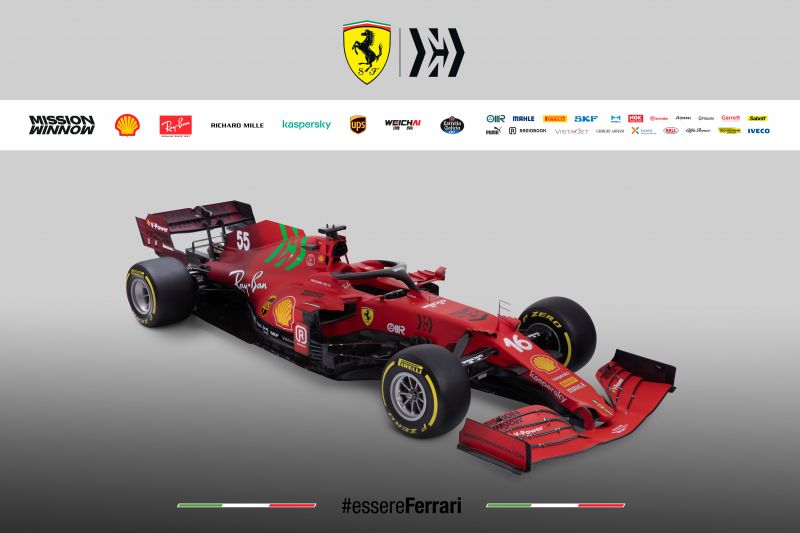 F1: Így fog kinézni a 2021-es Ferrari