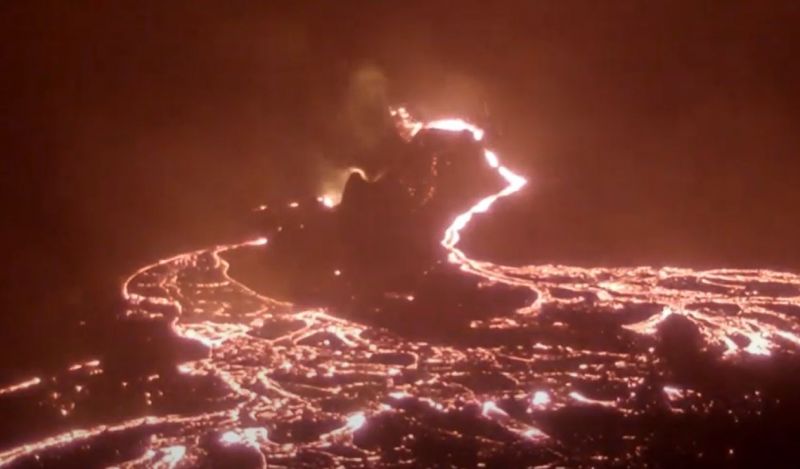 Élőben lehet nézni az izlandi vulkánkitörést – videó
