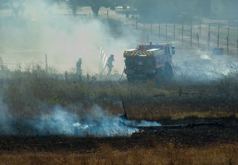 Győr környékén több helyen is avartűz volt, a tűzoltók eloltották a lángokat
