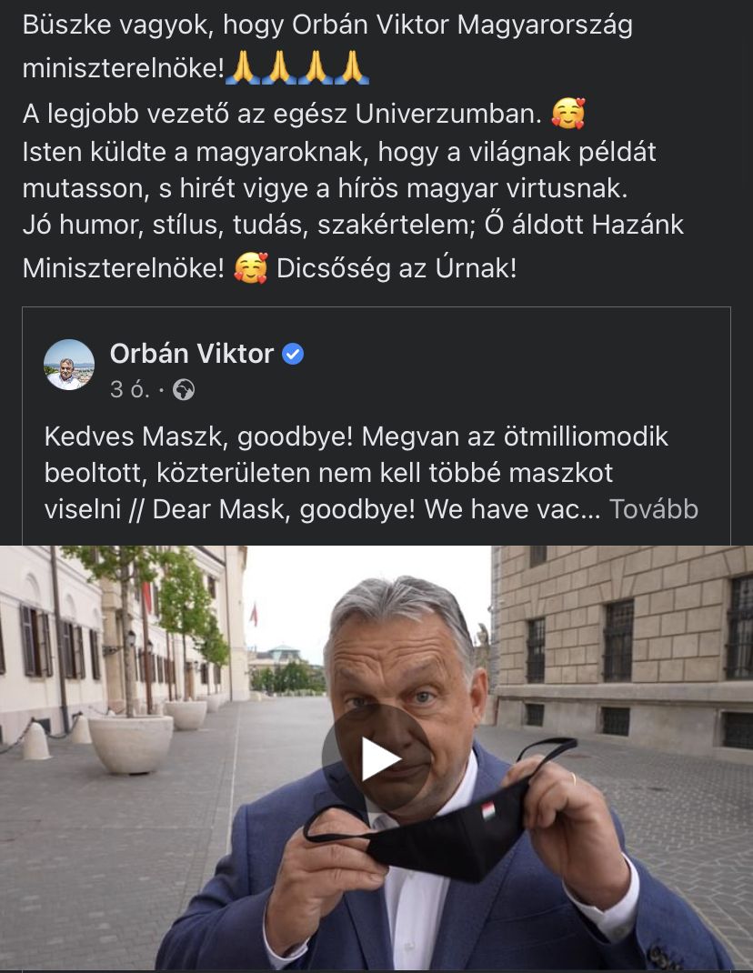 "Orbán Viktort Isten küldte a magyaroknak, Dicsőség az úrnak, Ő áldott Hazánk Miniszterelnöke" – Így örülnek a kommentelők Orbán bejelentésének