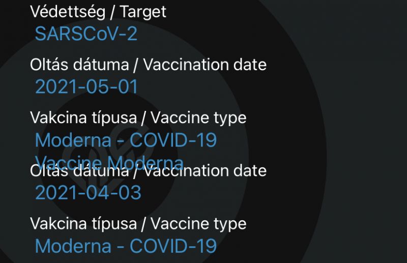 Fontos! Frissítették a EESZT digitális Covid-igazolványt, már mutatja vakcina típusát is
