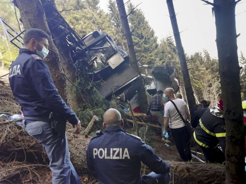 Olaszországi kötélpályabaleset: egy ötéves fiú életben maradt, miközben minden családtagja meghalt
