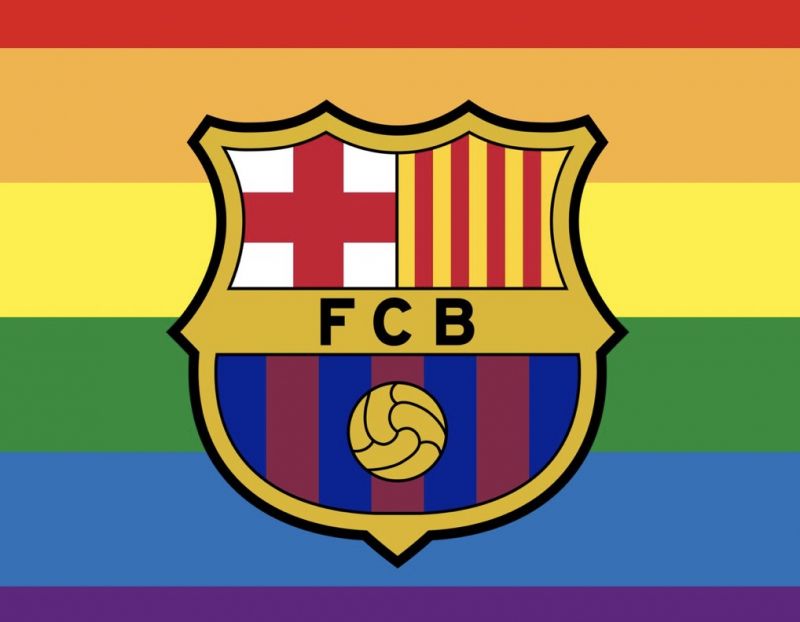 Az FC Barcelona szivárványos logóval tiltakozik az UEFA döntése ellen 