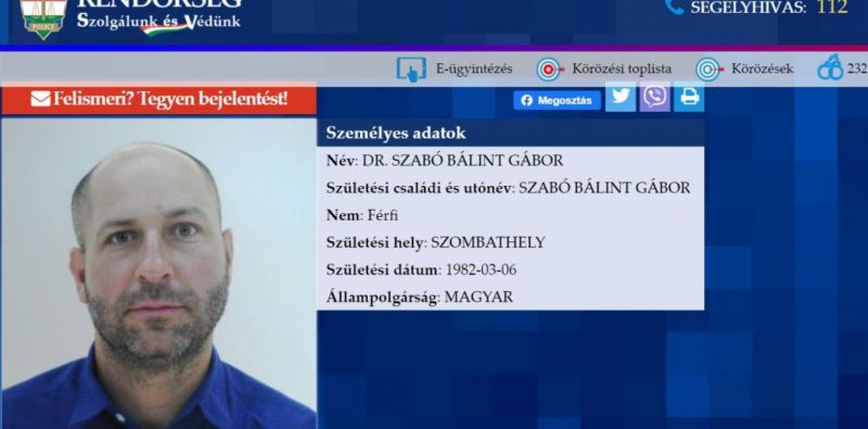 Elfogatóparancsot adtak ki a Szabó Bálint, a korábban állítólag elrabolt és meztelenül kikötözött szegedi politikus ellen