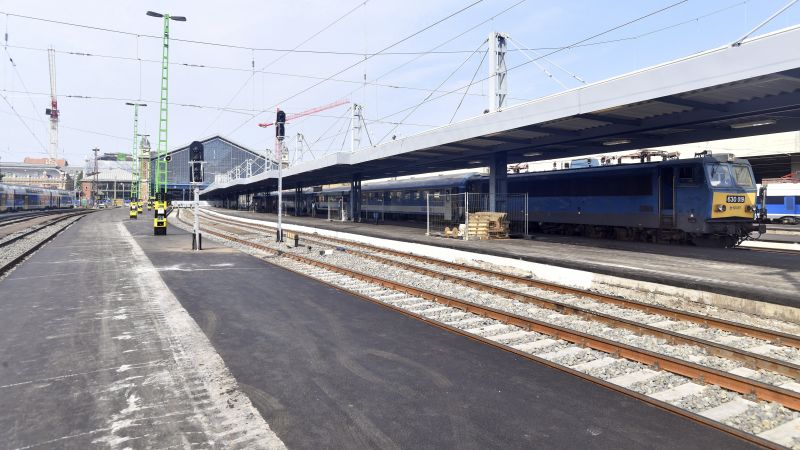 MÁV: hétfő hajnaltól nincsenek korlátozások a Nyugati pályaudvar közlekedésében