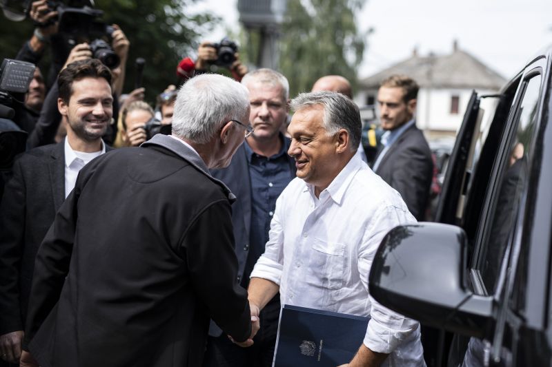 Orbán Viktor most sem állt szóba az újságírókkal