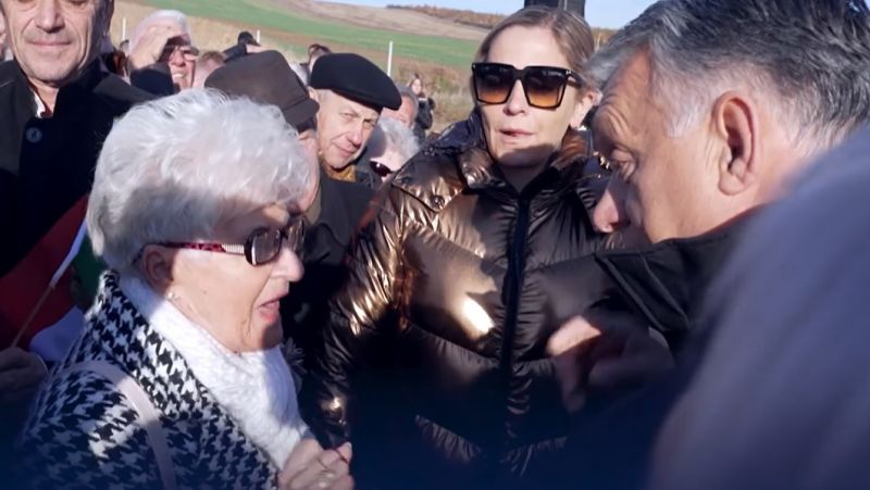 Egy idős néni megmutatta, hogyan lehet bevágódni Orbánnál