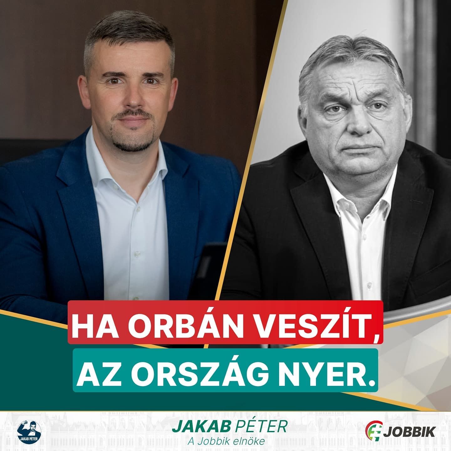 Jakab Péter: "Ha Orbán veszít, az ország nyer"