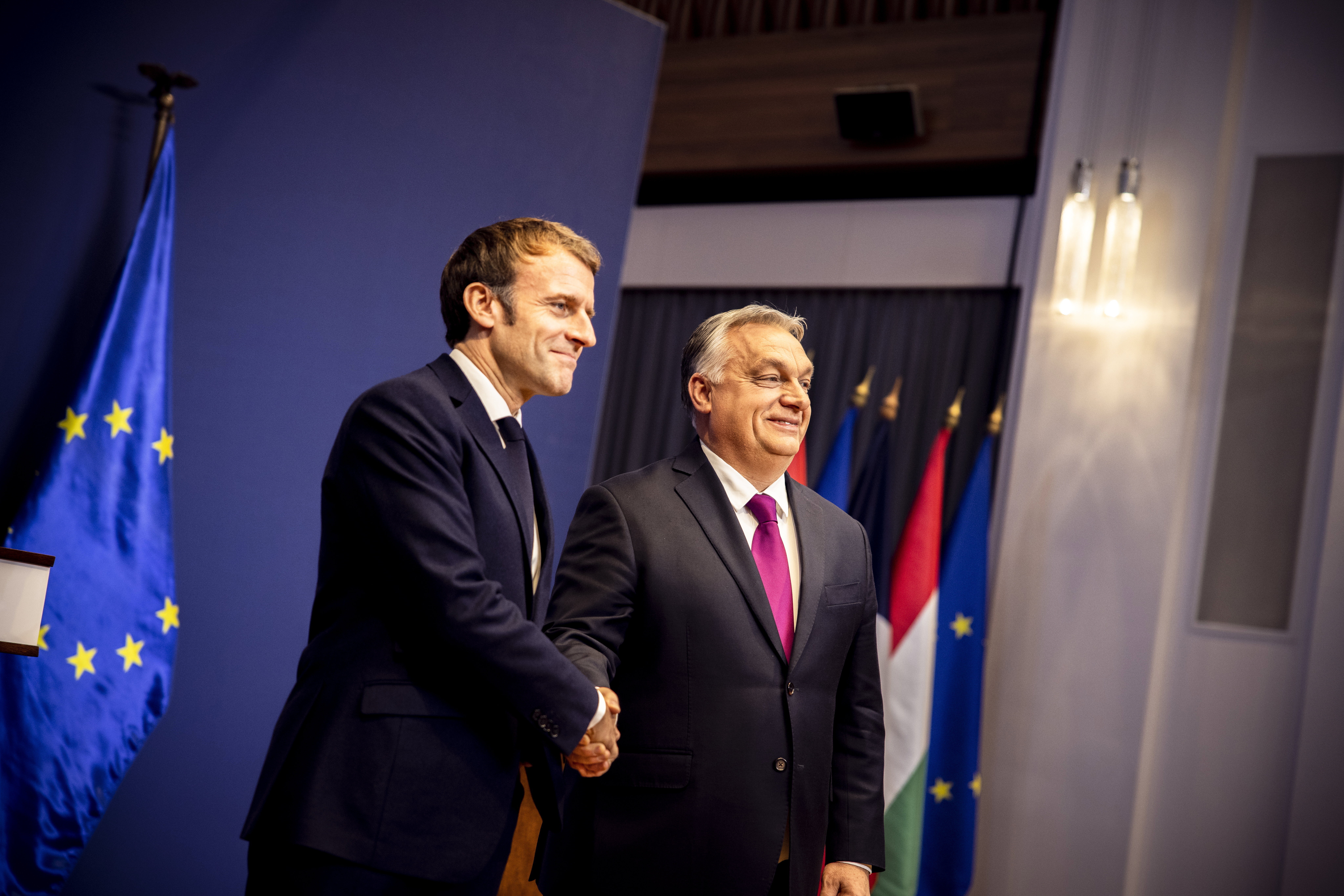 Orbán elárulta, miben értenek egyet a francia elnökkel