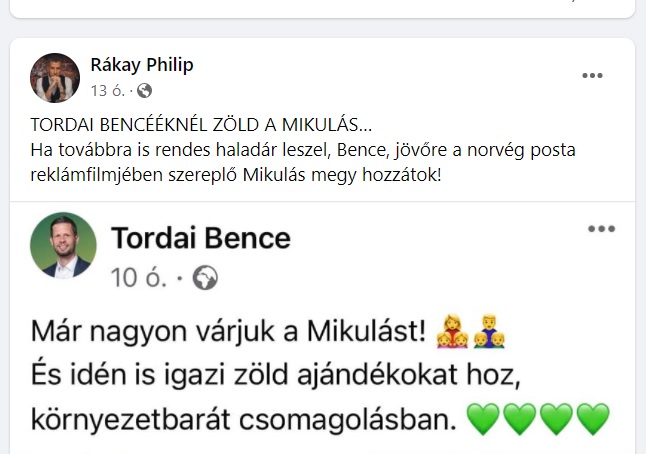 Fideszes politikus és megmondóember cikizte halálra a környezetbarát mikuláscsomagot