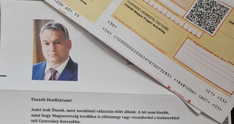 Levelet írt, csekket küldött Orbán – pénzt kér a harcra Soros, Gyurcsány és Brüsszel ellen