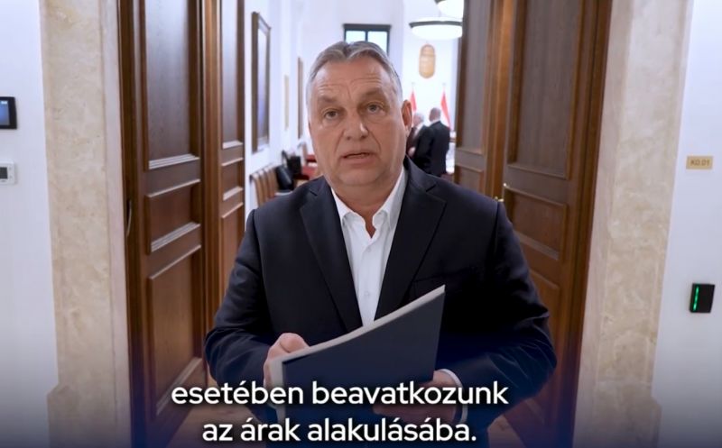Orbán bejelentette: STOP ÉLELMISZERÁR. Itt az új választási csodafegyver, befagyasztja a kormány az árakat! 