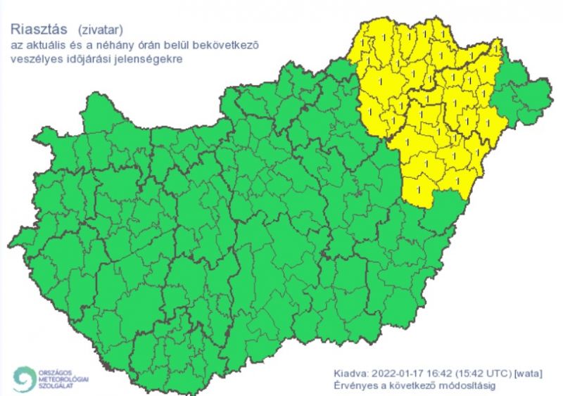 Lecsapott az év első zivatara Magyarországon, ma még többfelé megdörrenhet az ég – kiadták a riasztást