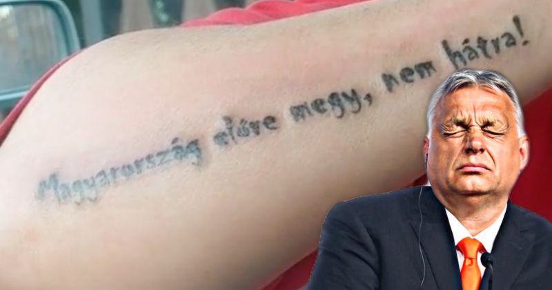 A legnagyobb rajongó: magára tetováltatta Orbán Viktor szavait – erre már nem lehet mit mondani