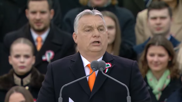 Orbán Viktor március 15-én: "Se katonát, se fegyvert nem fogunk küldeni a harcterekre"