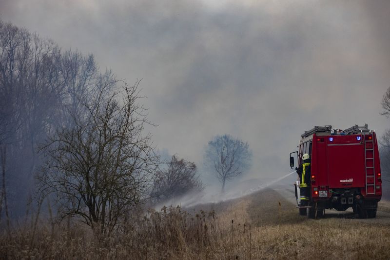Több száz hektárnyi terület égett le a Kis-Balaton térségében