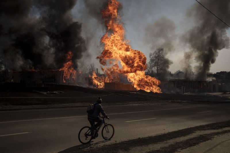 Az ukrán háború környzeti katasztrófával fenyegeti a térséget