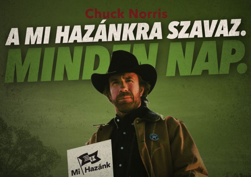 Orbán után a Mi Hazánk is Chuck Norrissal kampányol 