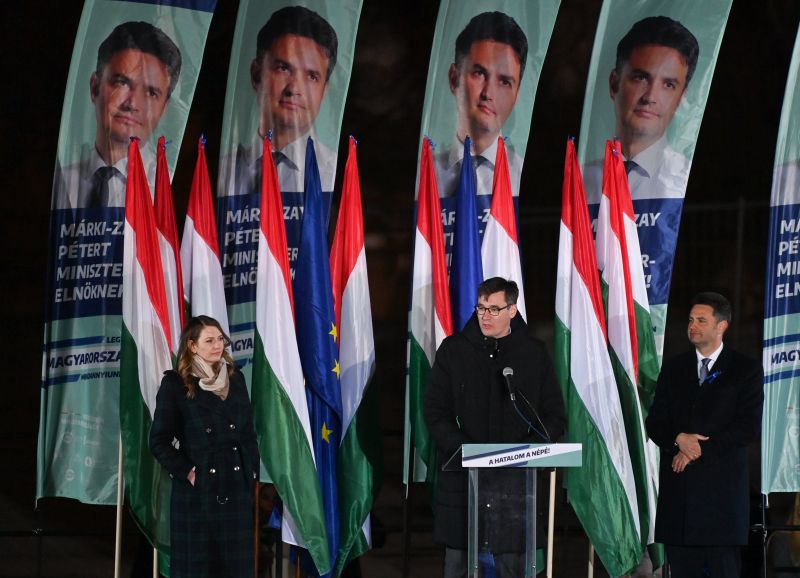 "Van még egy város, ahol még lobog a szabadság zászlaja, és ez Budapest" – Karácsony Gergely nagyon rövid beszédet mondott az ellenzék eredményváróján 