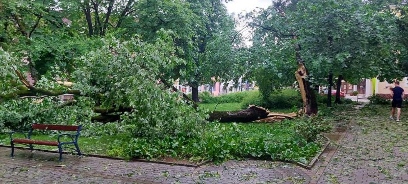 Többmilliárdos kárt okozott a vihar Kaposváron, példátlan természeti csapásról beszél a polgármester