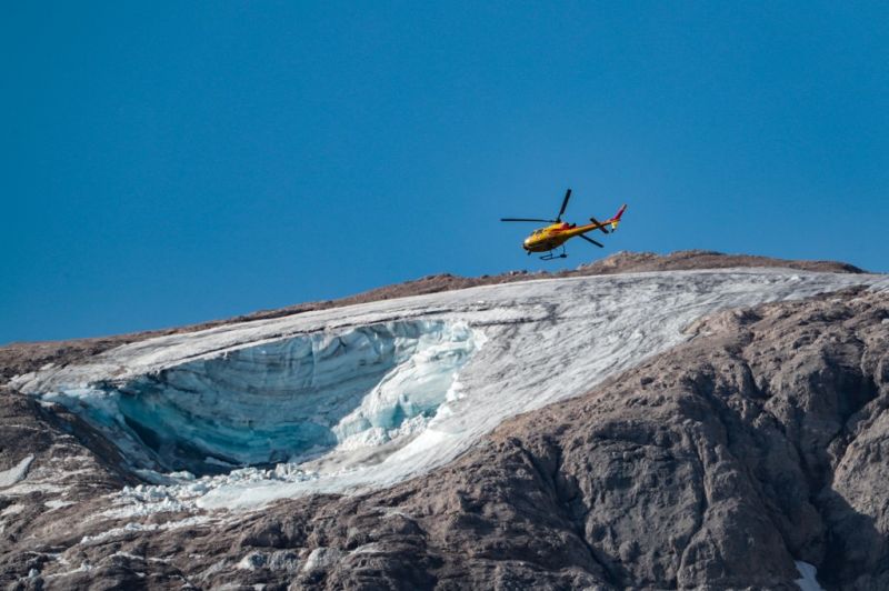 Halálos jégcsuszamlás Olaszországban: hét ember meghalt, egy nyolctagú magyar csoport is a hegyen volt