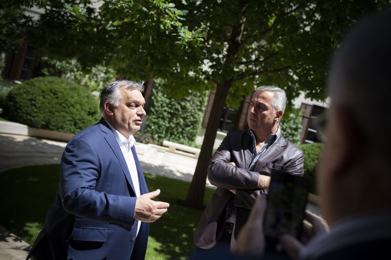 A montenegrói államfővel találkozott Orbán Viktor
