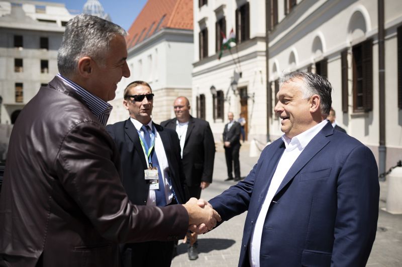 A montenegrói államfővel találkozott Orbán Viktor