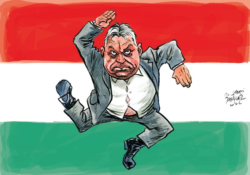 Minden eddiginél durvább karikatúra érkezett Orbánról 