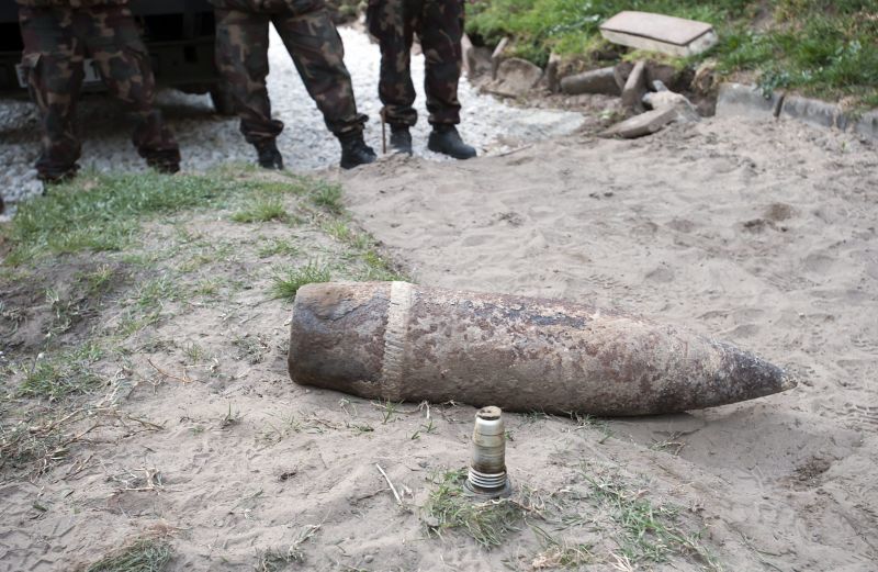 Szovjet betonromboló gránátot találtak a II. kerületben