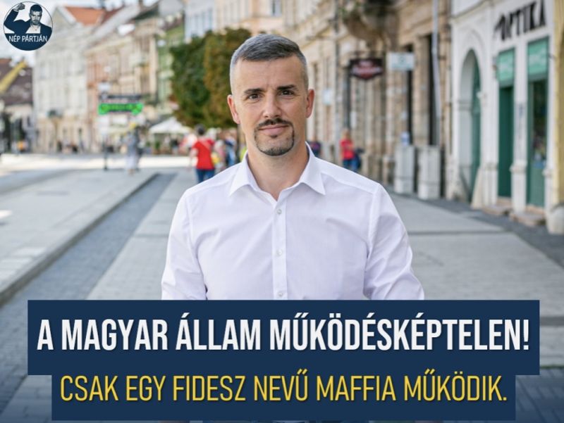 Jakab Péter: A magyar állam működésképtelen. Csak egy Fidesz nevű maffia működik. 