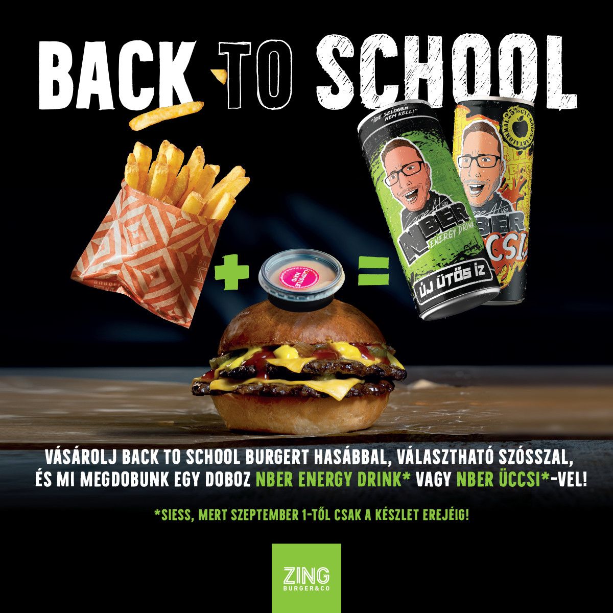 Back to School hamburger: Zing offers good prices for students and teachers - Zsozeatya also joined the party