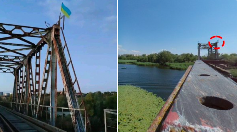 A felszabadulás jelei: Herszon egy pontján már kitűzték az ukrán zászlót