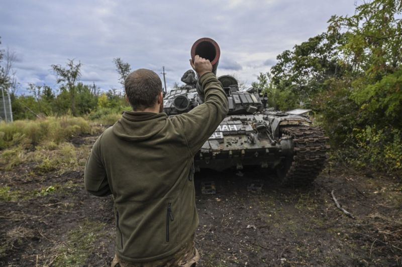 Ukrán katonák tartanak hadgyakorlatot Csehországban 