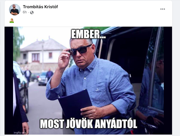 Az egyik megafonos megmondóember Orbánról posztolt egy mémet, de nagyon félrement 