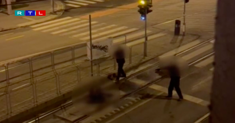 Megrázó videón, ahogy a rendőrök lábon lövik a budapesti késelőt (18+)