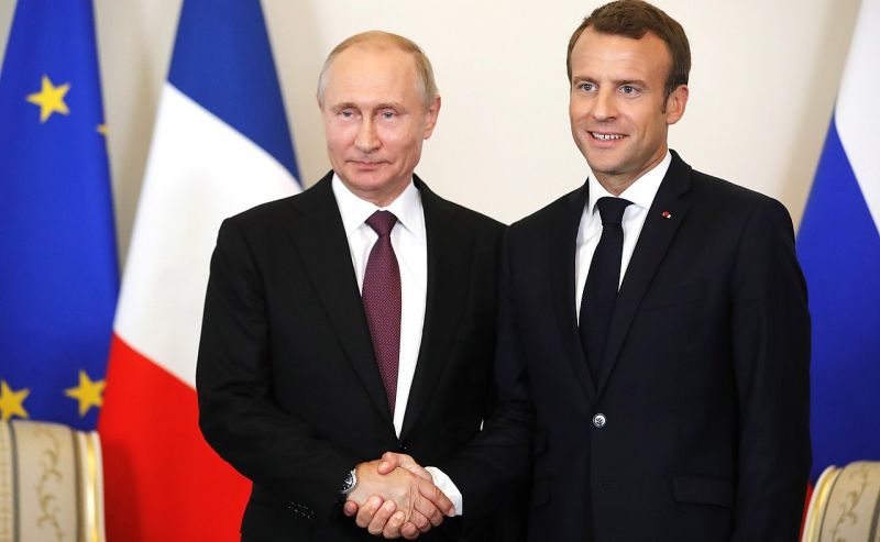 Macron: Oroszország vereségét szeretném