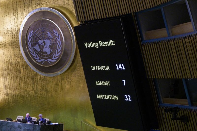 Az ENSZ megszavazta, hogy Oroszország vonja ki Ukrajnából a katonáit – 7 ellenszavazat született