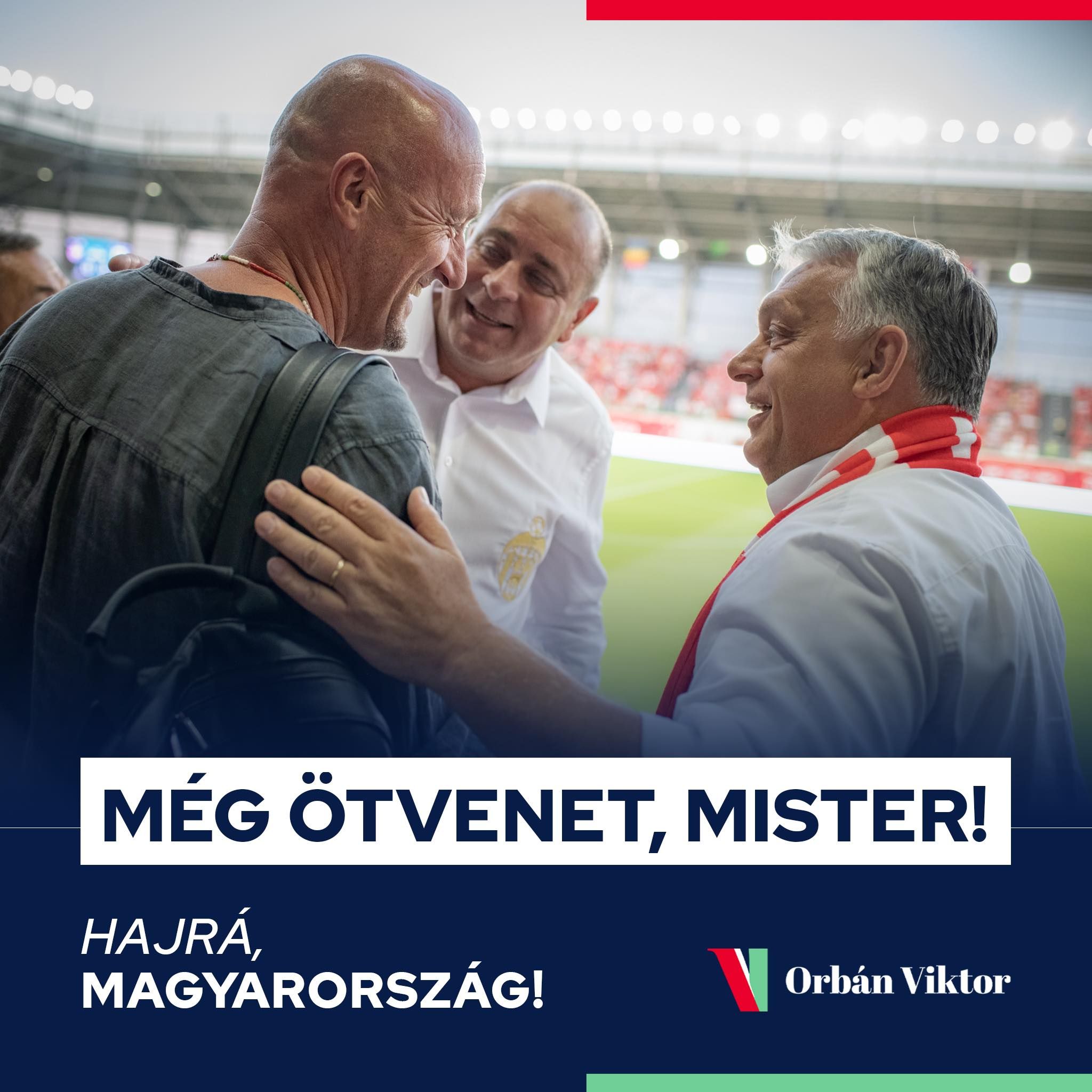 Marco Rossinak üzent Orbán Viktor: "Még ötvenet, Mister"