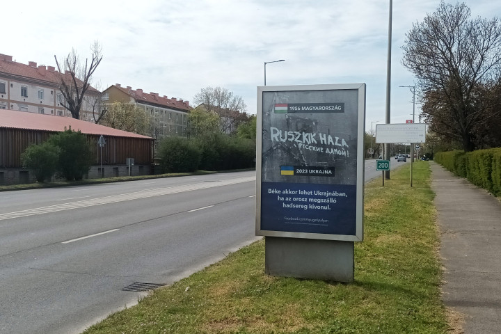 A kormányközeli Nézőpont Intézet a Ruszkik haza-plakátokról kérdezte a magyarokat – Itt a meglepő eredmény!