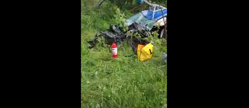 30 métert repült az autó a megrázó vonatbaleset során – videó