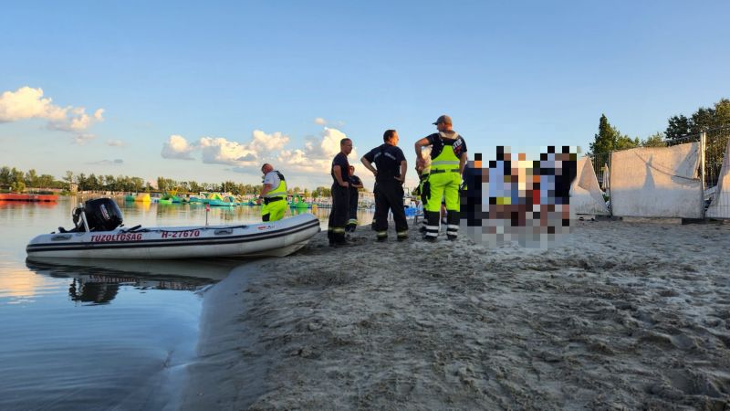 Tragédia a Lupa-tónál: egy fürdőző a vízbe fulladt