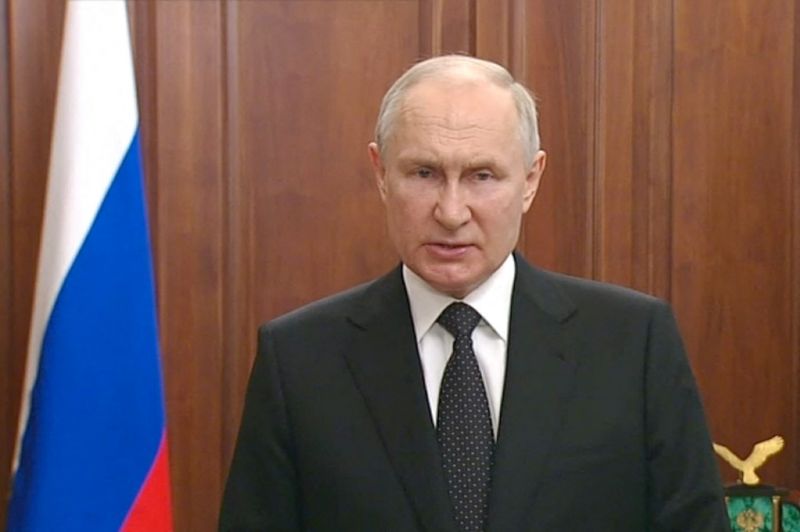 Putyin is megszólalt az oroszországi lázadás kapcsán