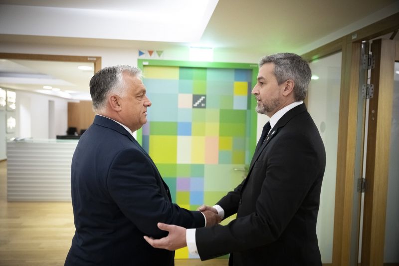 Nagyon egymásra talált Orbán Viktor és a paraguayi államfő