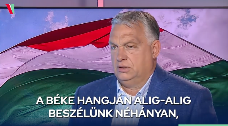 Orbán: „A nyugatiak háborút akarnak”
