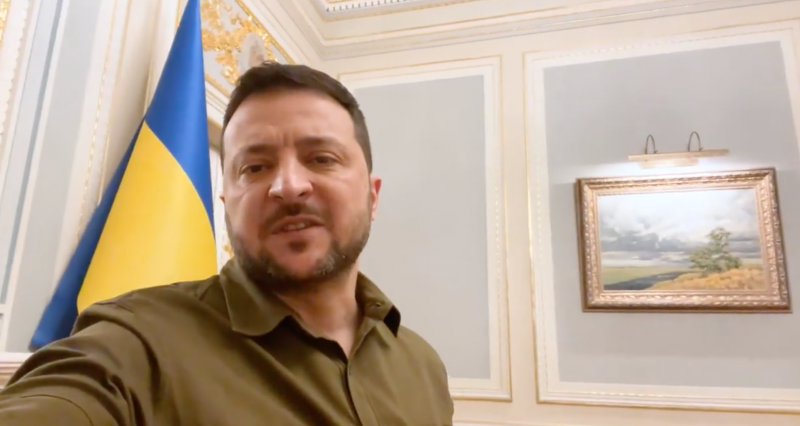 Zelenszkij Zaporizzsjába látogatott az ukrán csapatokhoz