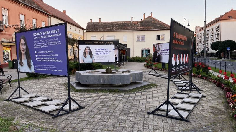 "A Fidesz így próbálja meg elhallgatni a valóságot" – leszedette a Momentum plakátjait a szentgotthárdi polgármester