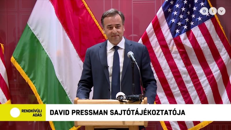 Az Alapjogokért Központ elemzője szerint az amerikai nagykövet megpróbál beavatkozni a magyar belpolitikába 