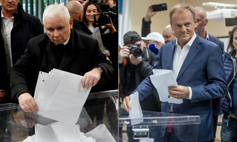 Lengyel választások: az exit pollok szerint Kaczyński pártja lehet a befutó
