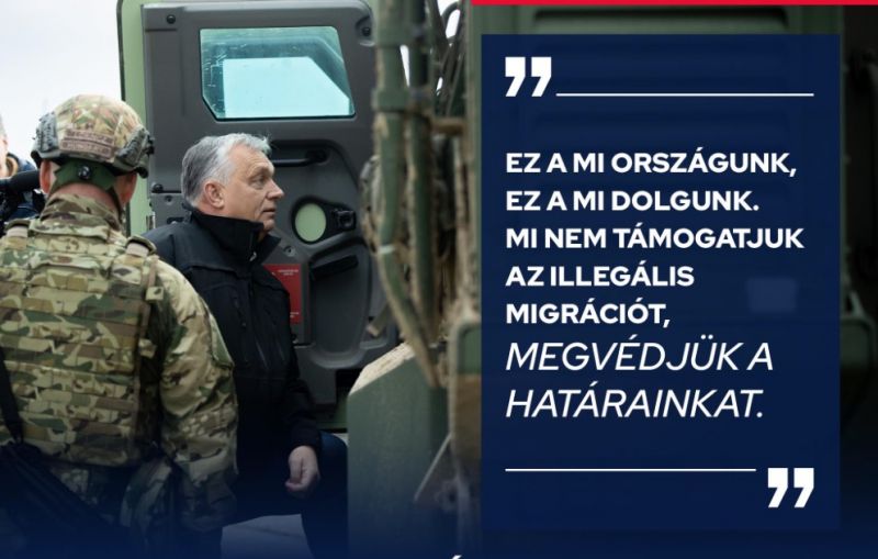 Fegyveresek között jelentette be Orbán: Magyarországon nem lesz migránsgettó!